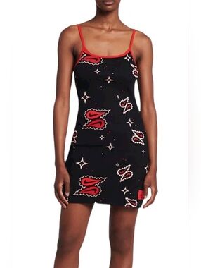 Nike Sportswear Ribbed Bodycon Bold Dress Size Large